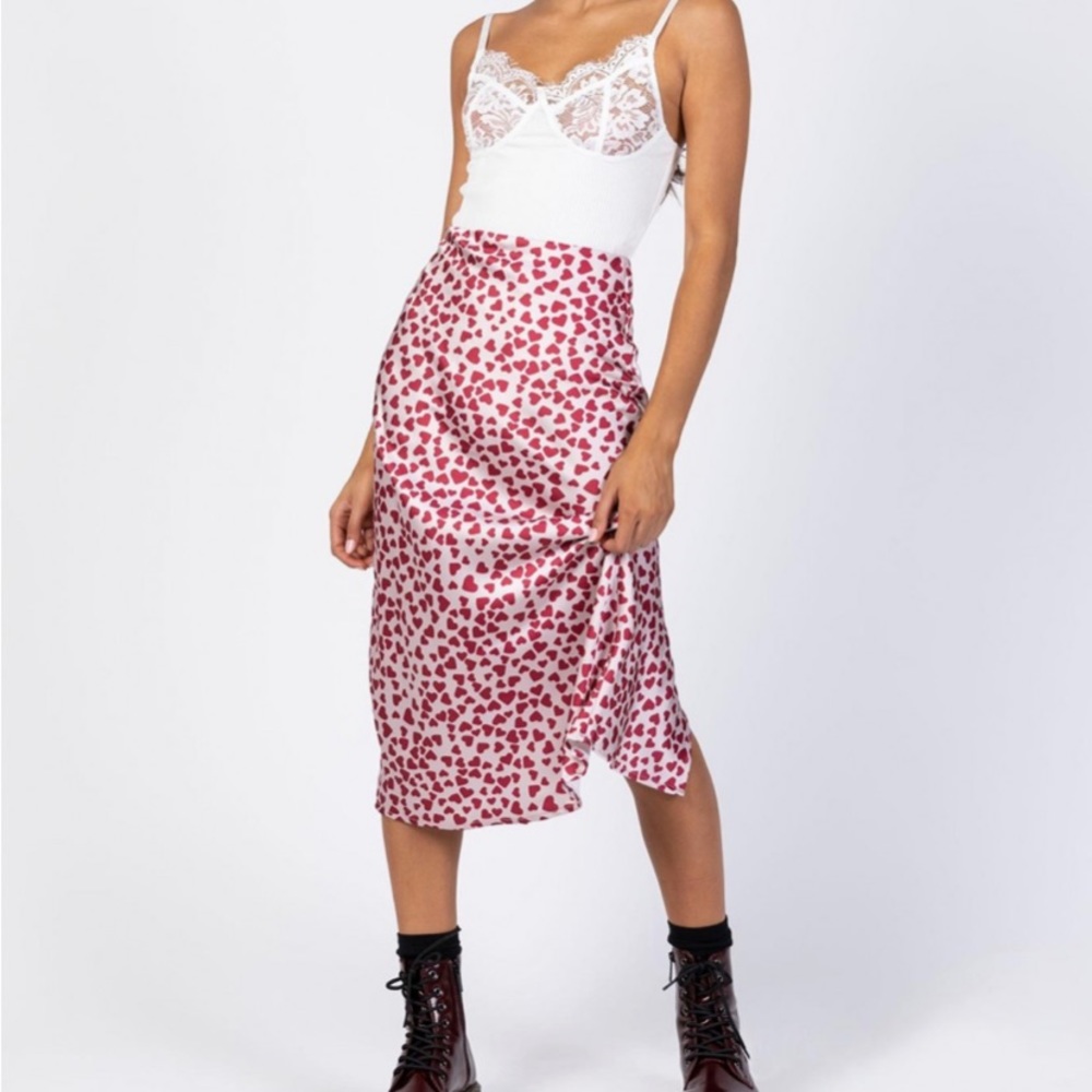 princess polly silk skirt